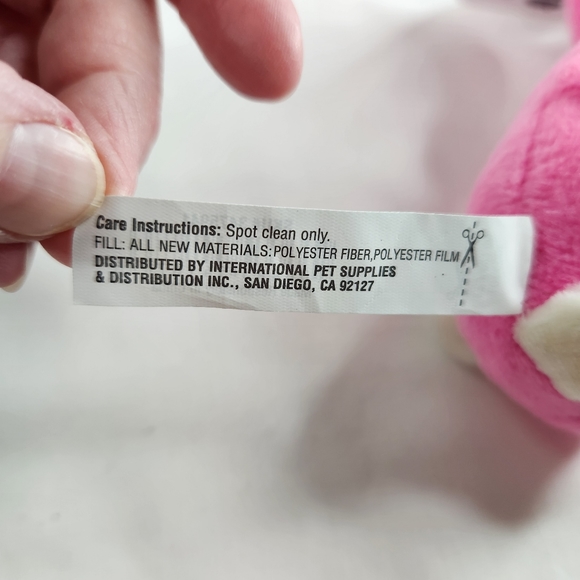 New Youly Easter Collection, Easterbunny Pink Eggspert 4 Inch Dog Toy - Picture 4 of 5